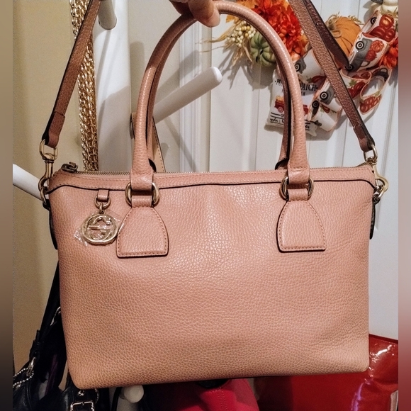 Gucci Dollar Calfskin Full Inclusion Blush Pink - Picture 5 of 13